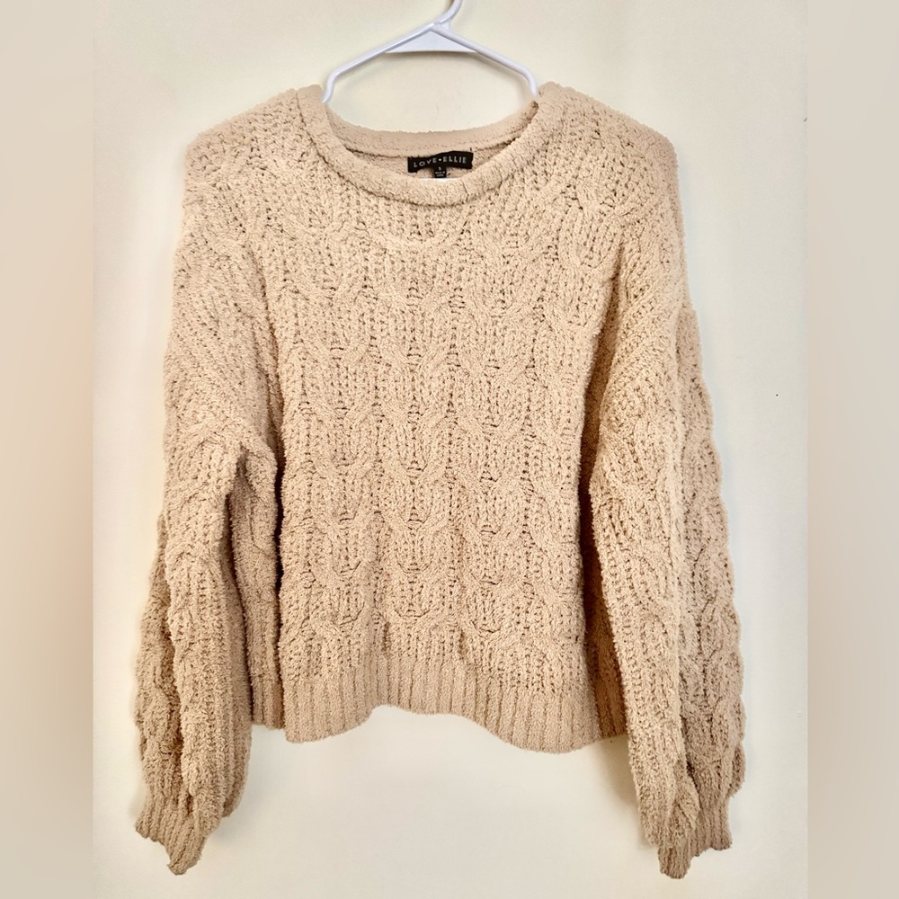 Love Ellie Chenille Pullover Sweater, Size S